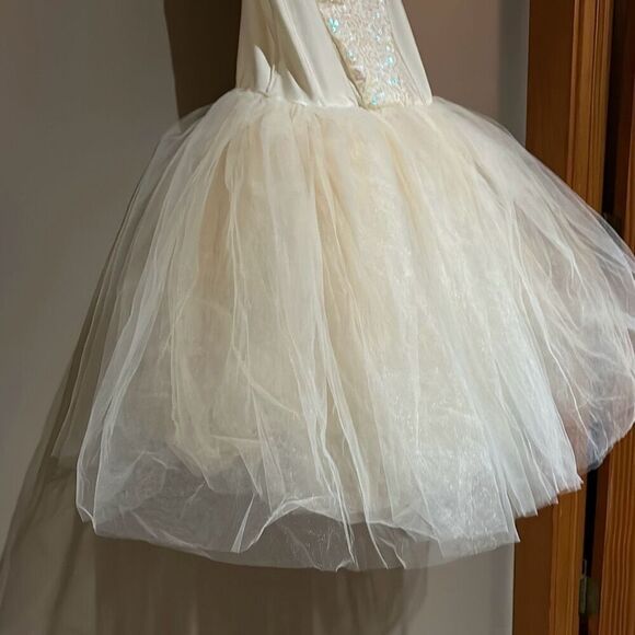 Dance Revolution Ivory Ballet Tutu iridescent XL child girl - Picture 4 of 12